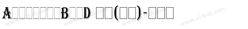 AlgerianBasD 普通(西方)字体转换